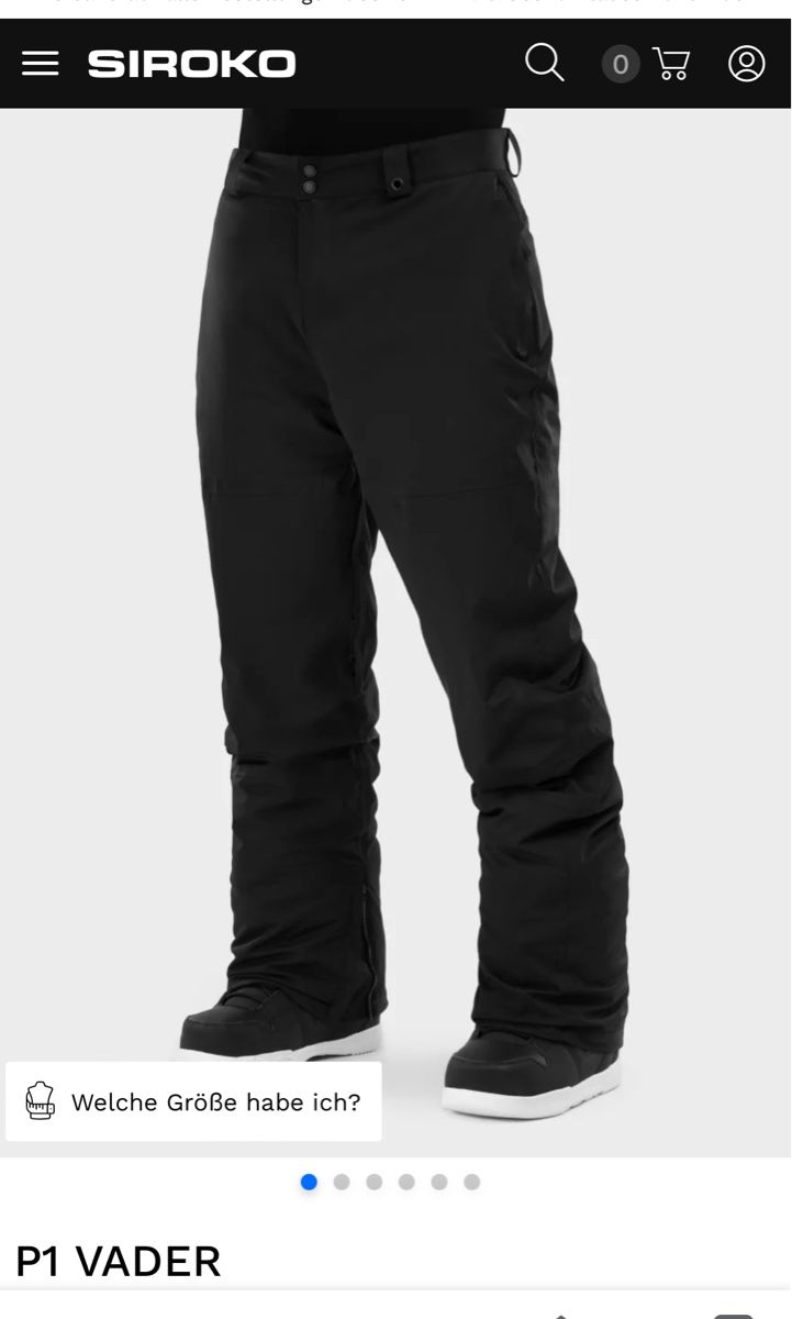 Hosen: Snowboardhosen von siroko NEU – Neu und originalverpackt aus Chur von Paemel 2