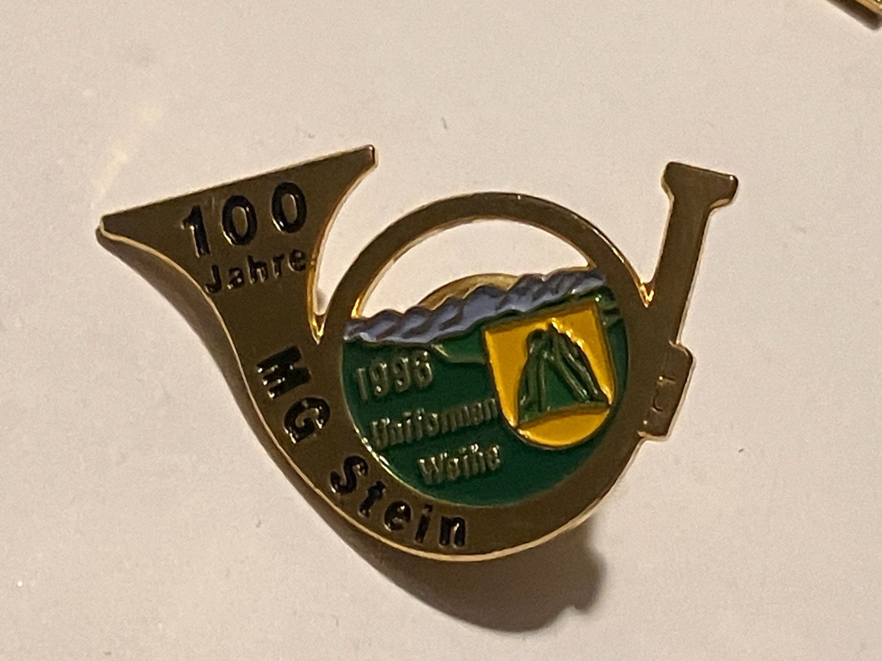 Placchette & Badge: 1 Pin Musikgesellschaft Stein – Usato da Basel venduto da djwwpp