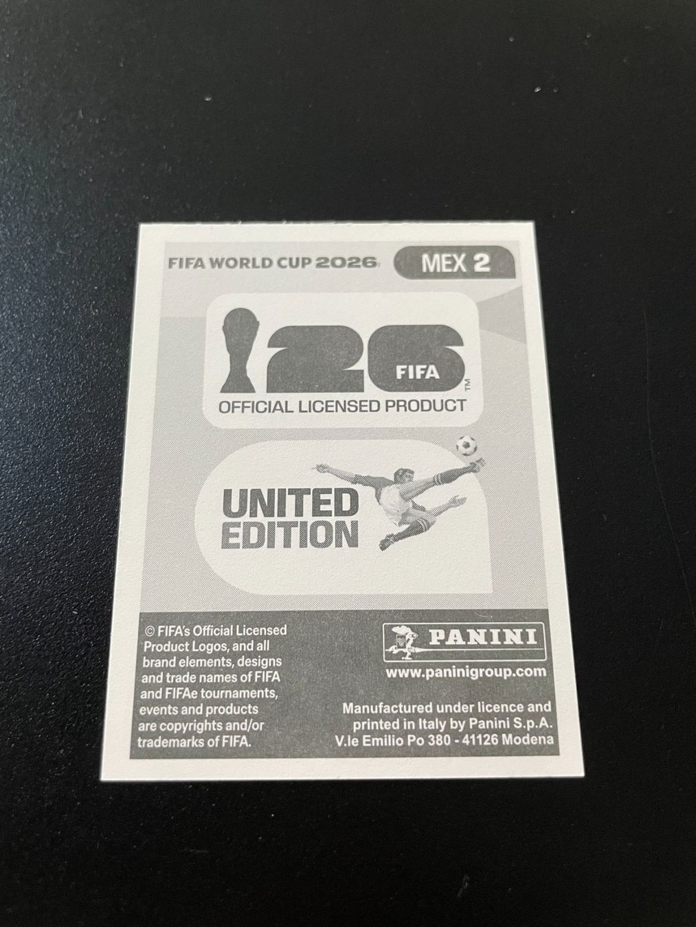 Panini Carte collezionabili: FIFA WM 2026 Sticker MEX 2 – Usato da Fahrwangen venduto da Venez 1