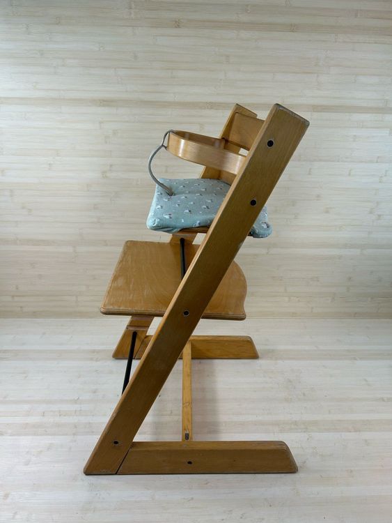 Stokke® Tripp Trapp inkl. Kissen & Holzbügel / Buche 3