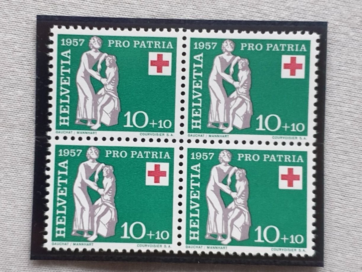 Tutti i francobolli: (480) Pro Patria 1957 – Usato da Schwarzhäusern venduto da Inot3 1