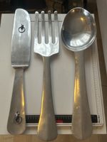 Dekorative Besteckteile Messer Gabel Löffel mit Ring(I25)