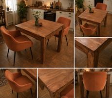Table à manger Maisons du Monde + 2 chaises Johann Jakob