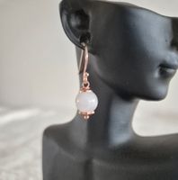 Ohrhänger Ohrschmuck Jade gold NEU