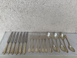 Set de 18 couverts anciens Christofle métal argenté superbe