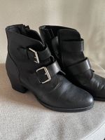 Schwarze Herbst Stiefeletten, Grösse 39, guter Zustand! (54)
