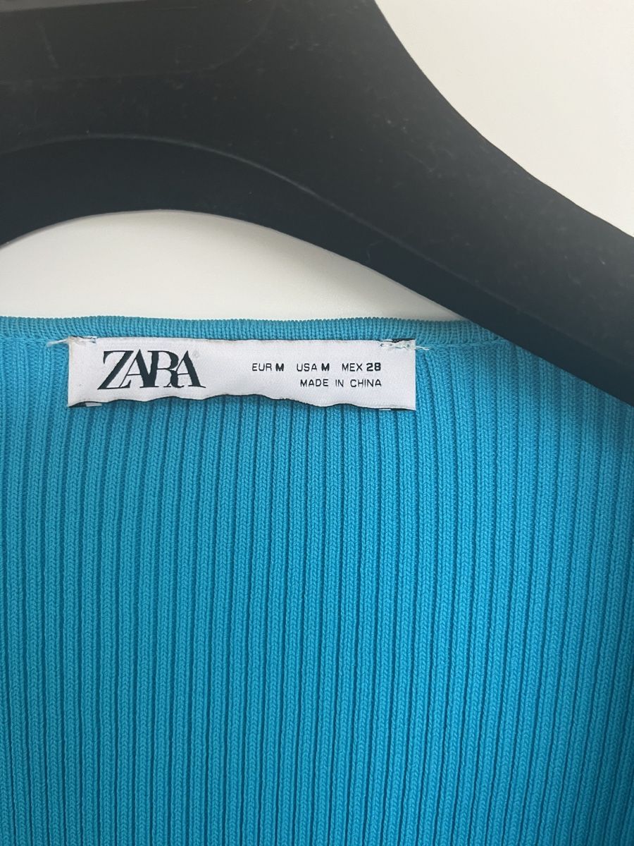 Leibchen & Hosen: Spring short cardigan Zara blue size M – Neu (gemäss Beschreibung) aus Bern von val_kw6s 2