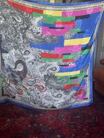 1 foulard multicolore 120x120 cm selon photos