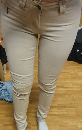 Jeans doux beige taille 38
