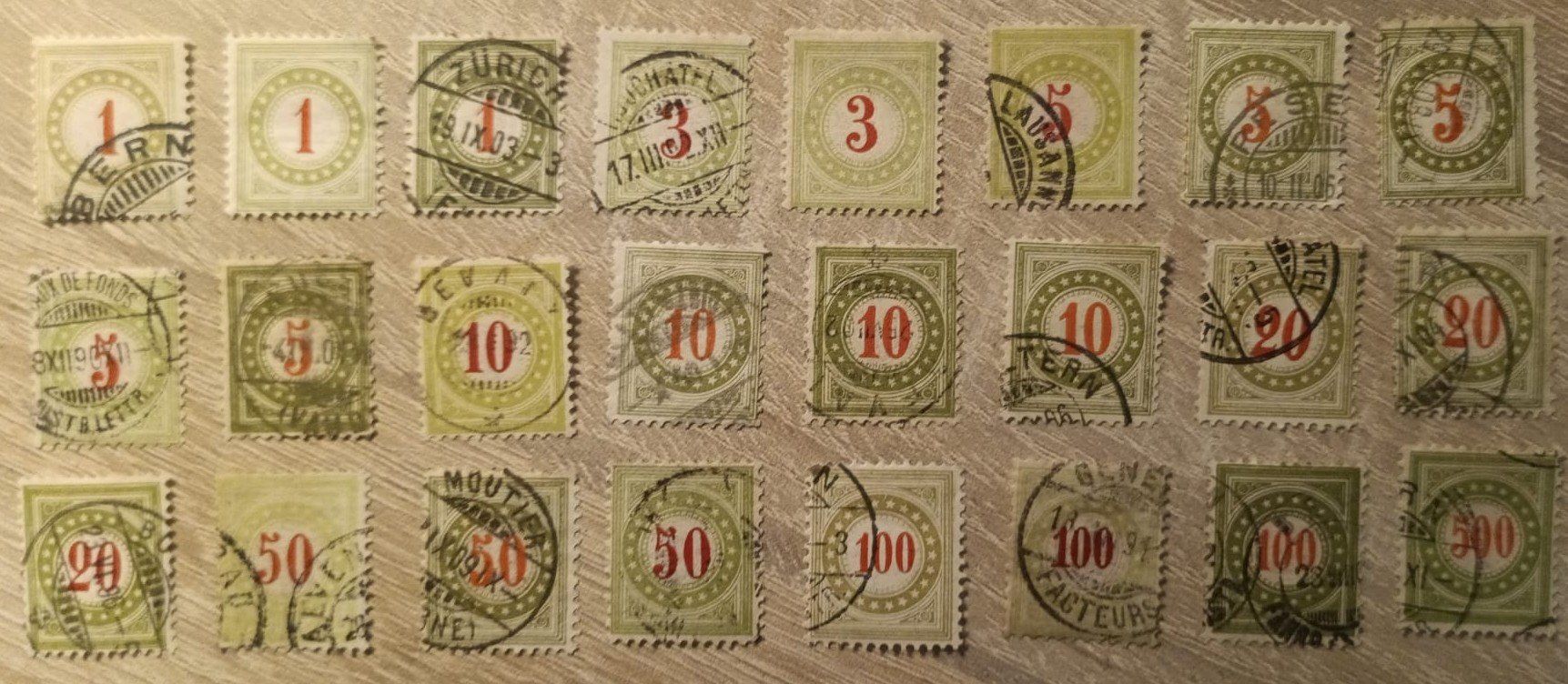 Tutti i francobolli: lote sellos Suiza, Postage Due.... – Usato da Stein am Rhein venduto da tom_fq6v