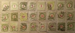 lote sellos Suiza, Postage Due....