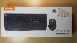 Wireless Ergonomic Keyboard + Mouse Combo Meetion MT-C4130