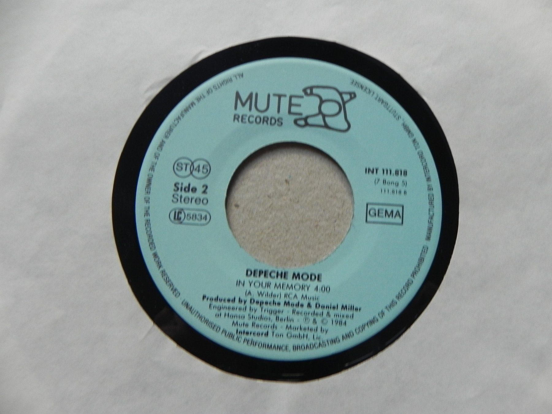 Schallplatten: Single engl. Synth - Rock Pop Band Depeche Mode 1984 – Gebraucht aus Siebnen von krimsie 3