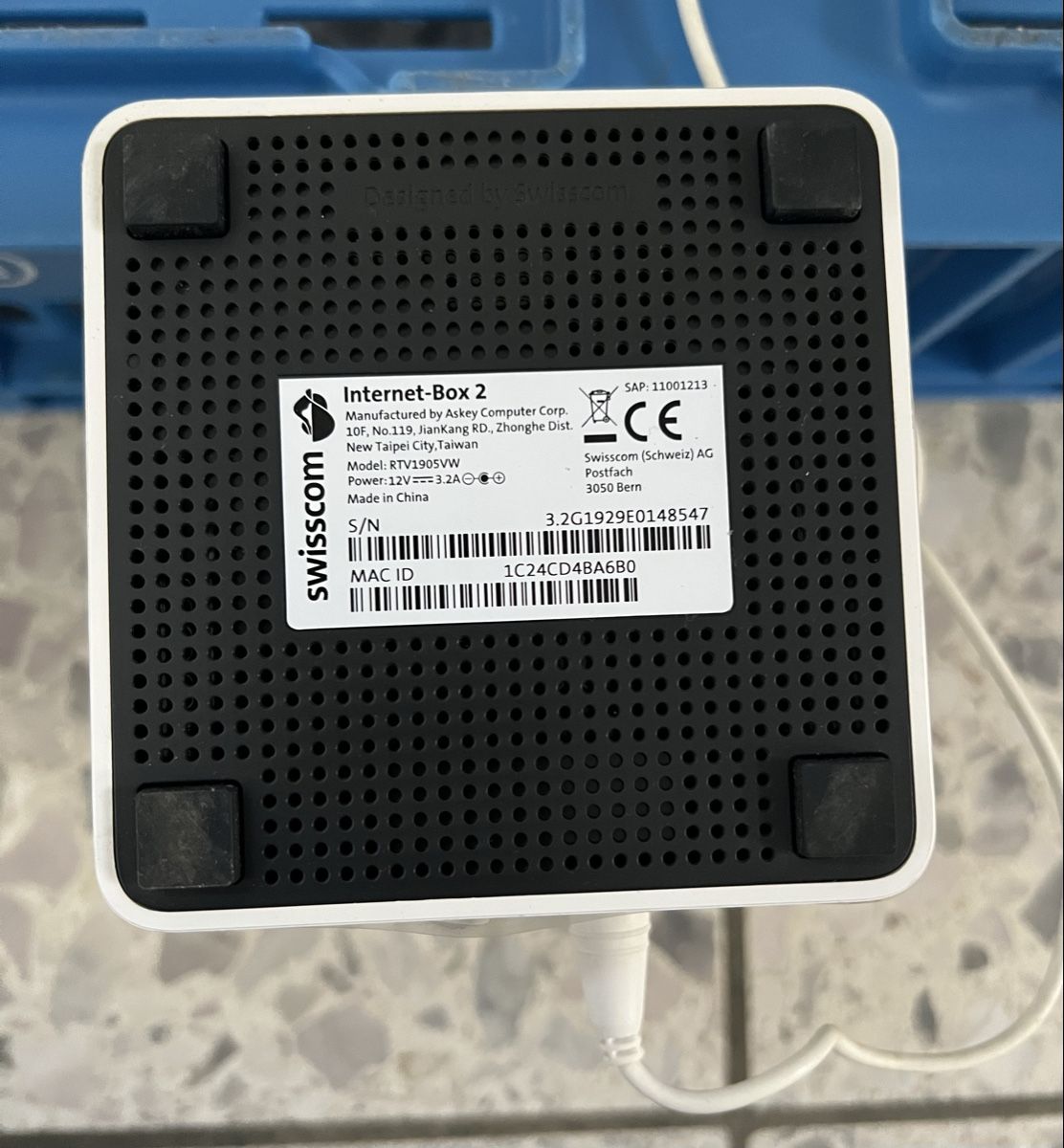 Swisscom Modem & Router: Swisscom Internet-Box 2 Router weiss gebraucht – Usato da Mumpf venduto da anelva 3