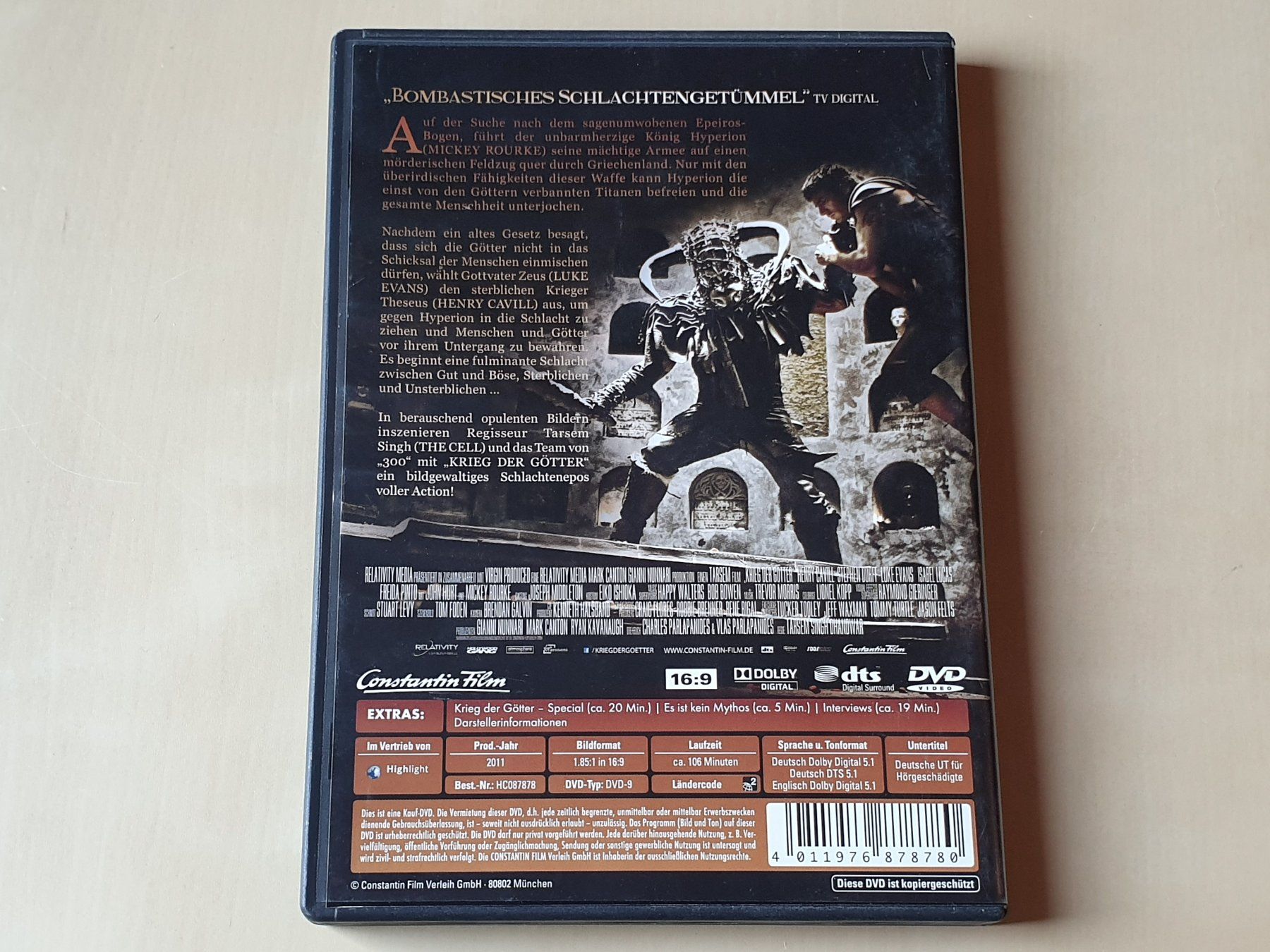 Alle DVDs: Krieg der Götter – Gebraucht aus Stansstad von collectorsshop 1