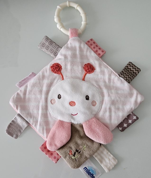 Milette Spielzeuge: Baby Rascheltuch von Milette 16x16cm – Gebraucht aus Matzingen von celine.b.99