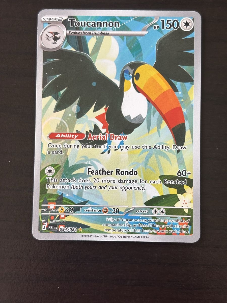 Pokémon Carte collezionabili: Carte Pokémon TOUCANNON pbl 094 – Nuovo (secondo la descrizione) da lausanne venduto da helderj