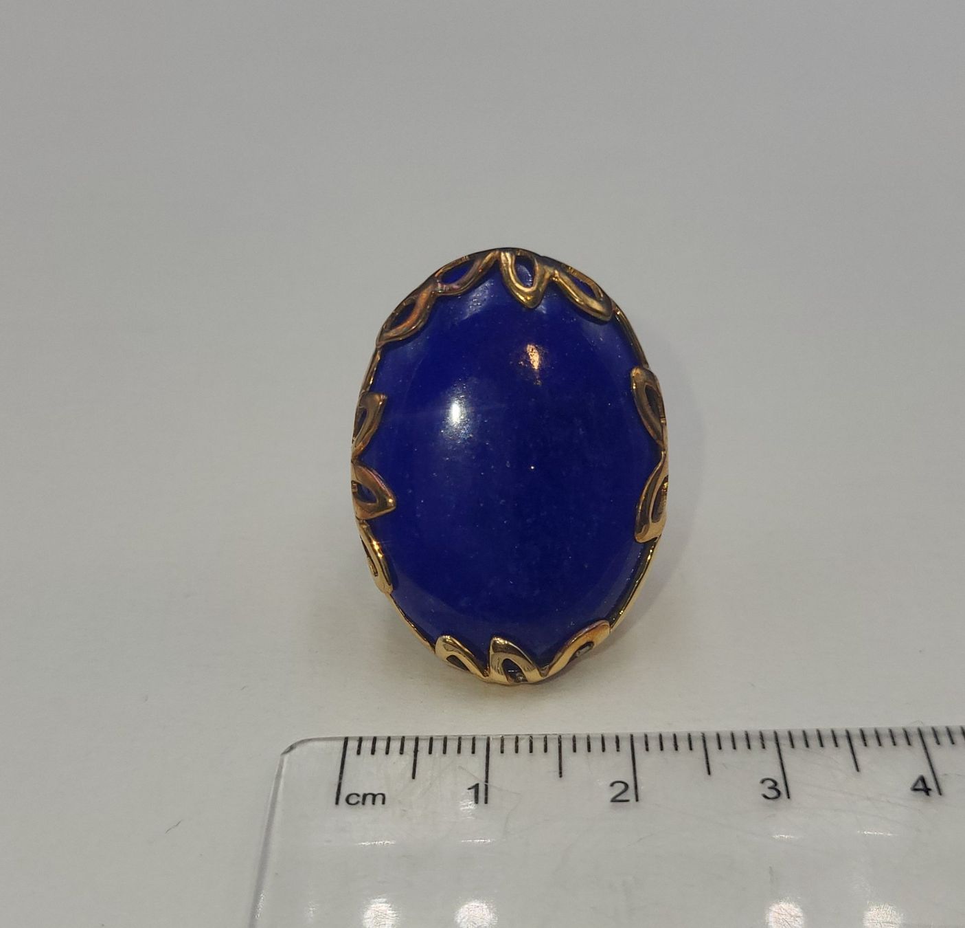 Ringe: 375 Massiv Gold Ring Mit Lapislazuli – Gebraucht aus Wald ZH von Aniade 1