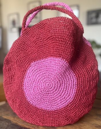 RAFIA-BAG EN CROCHET HANDMADE! PIÈCE UNIQUE