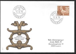 FDC 542 Turmhahn Solothurn ET 11.9.1975