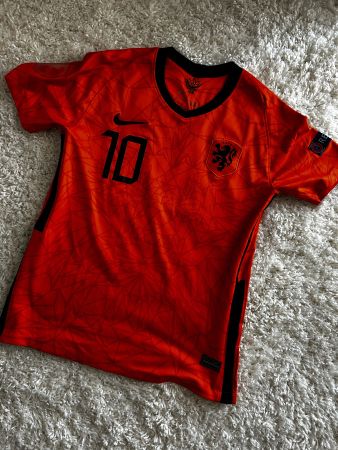 Nike Netherlands Depay #10 Euro 2024 Jersey Orange Size M