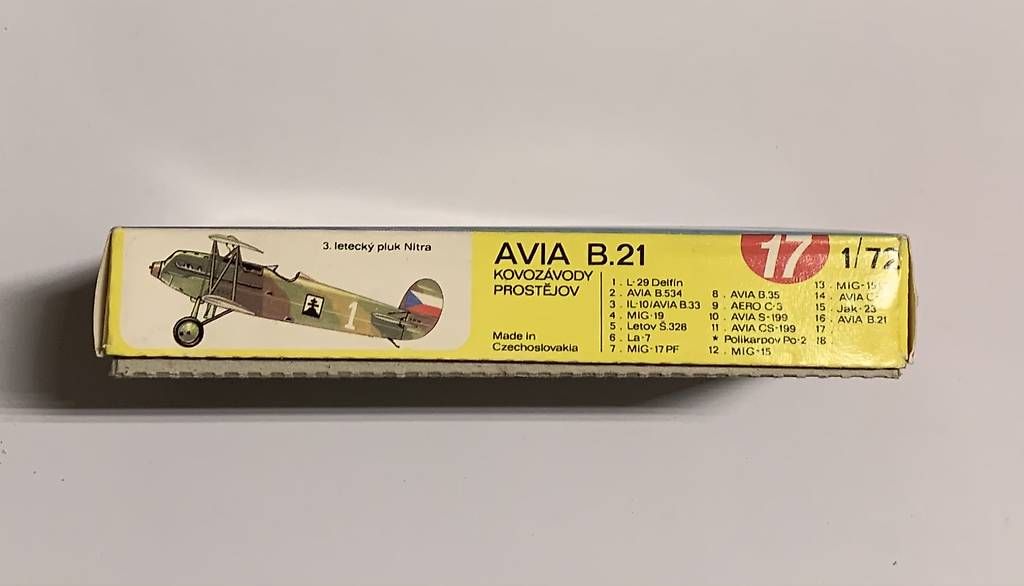 Kit di modellismo & Modellini statici: KP; AVIA B.21. 1:72 – Usato da Suhr venduto da schoblobloch 1