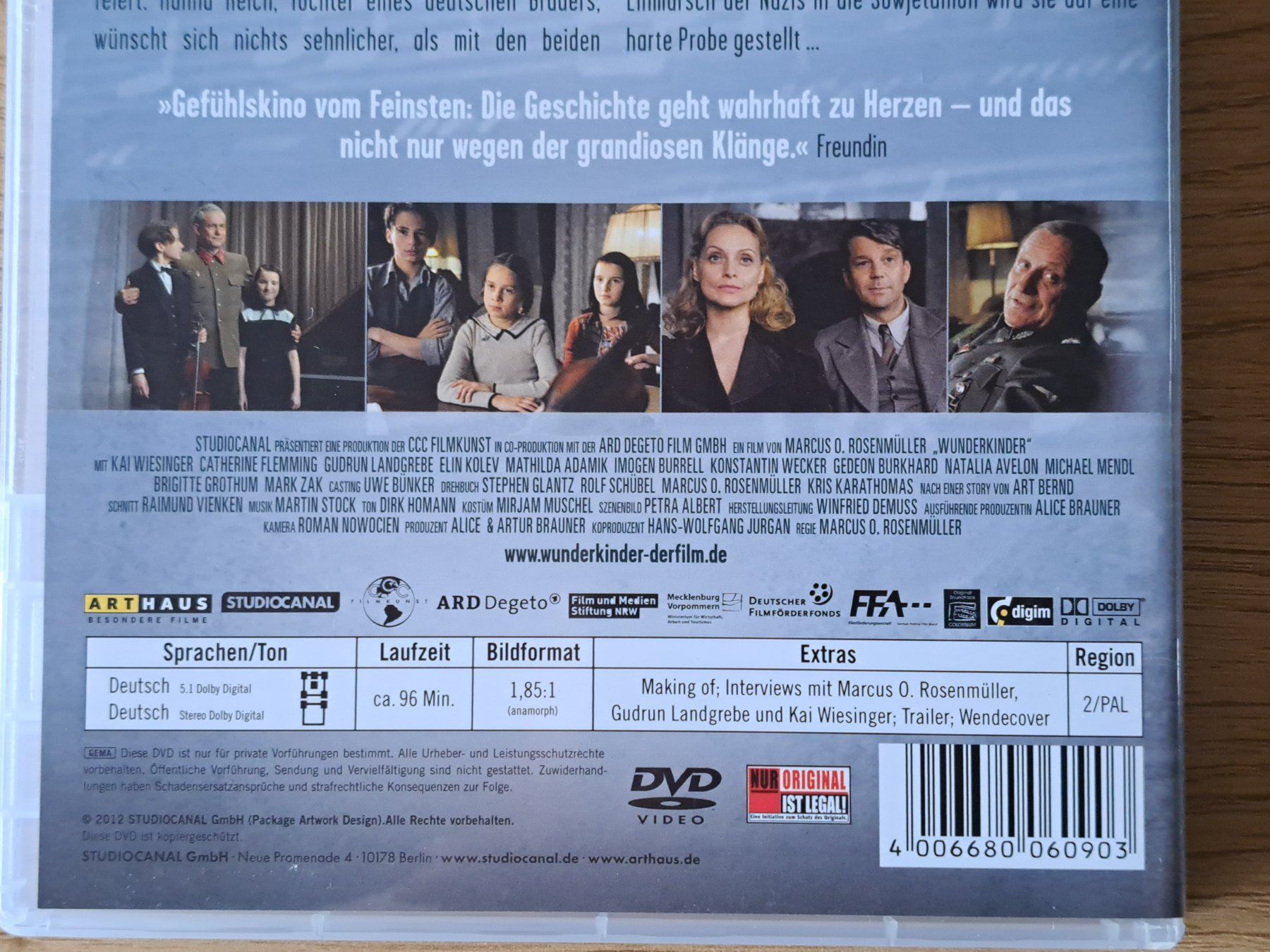 Alle DVDs: DVD  Wunderkinder, Arthaus-Edition von Marcus O. Rosenmüller – Neu (gemäss Beschreibung) aus Unterseen von Kanica 3