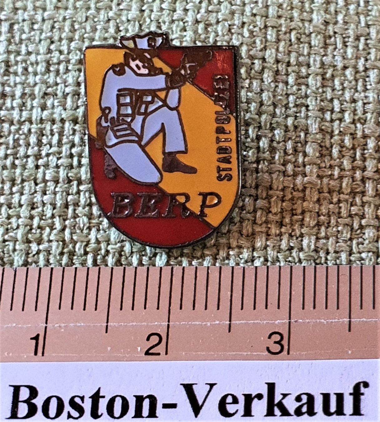 Placchette & Badge: E403 - Pin Stadtpolizei BERP Bern Svizra – Usato da Reinach BL venduto da Boston-Verkauf 1