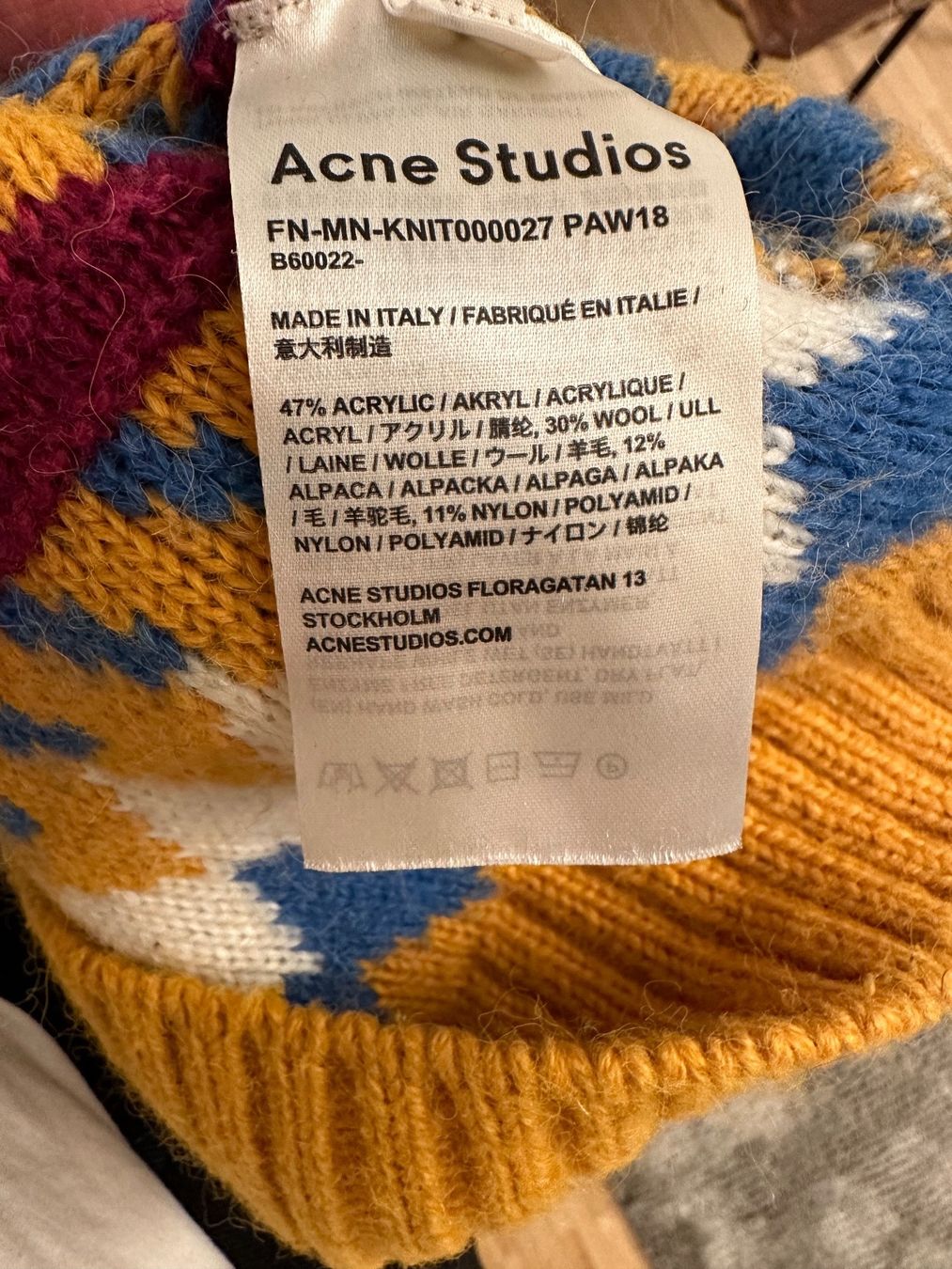 Acne Studios Pullover & Sweatshirts: Acne Studios Slim-Fit Fair Isle Knitted Sweater – Gebraucht aus Winterthur von ivan12891 2