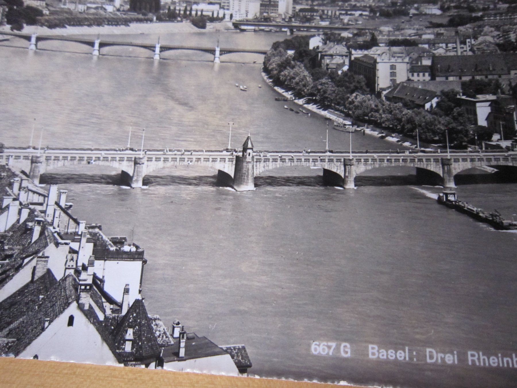 Cartoline postali: Postkarten die Brücken von BASEL – Usato da Gordola venduto da Polentaefung 2