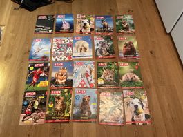 SPICK Zeitschriften Sammlung 20 Ausgaben Tiere Natur Sport