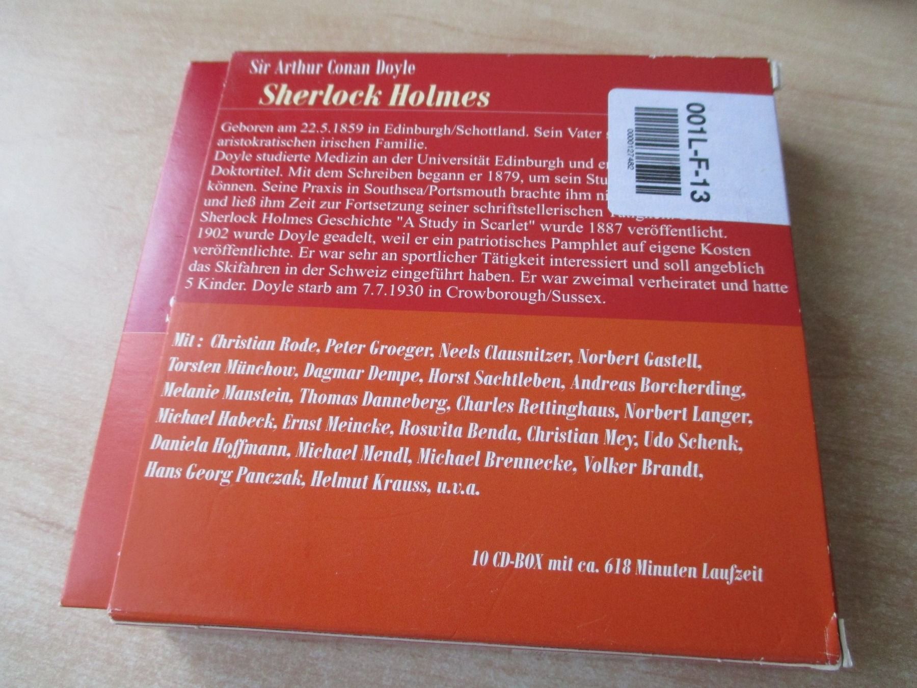 Audiolibri: SHERLOCK HOLMES BOX 2 9 HÖRSPIELE – Usato da Winterthur venduto da katzen07 1