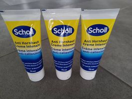 Scholl Anti Hornhaut Creme Intensiv 3 Tuben