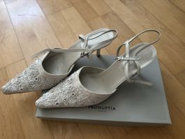 Elegante Brautschuhe Pronuptia Paris, Gr. 40