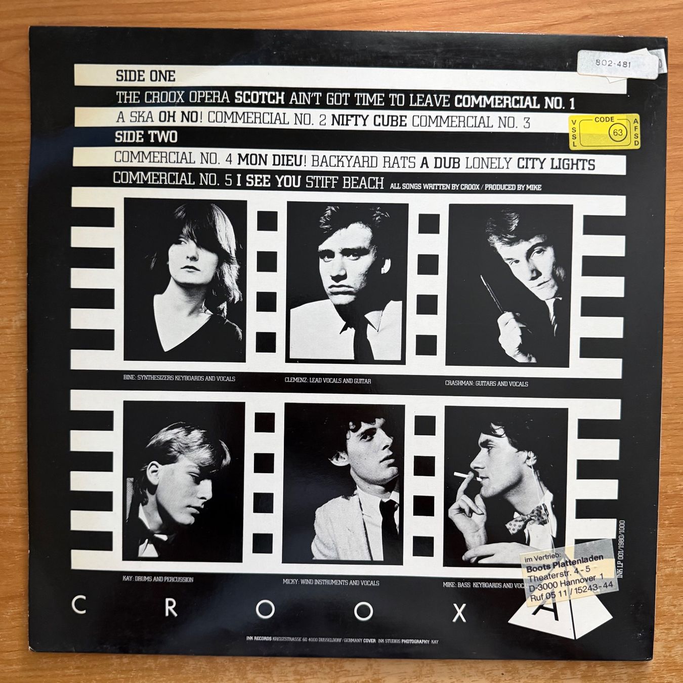 Dischi in vinile: Croox - A / 1. D-Press. 1980 - Very nice Copy – Usato da Gais venduto da soundcave57 4