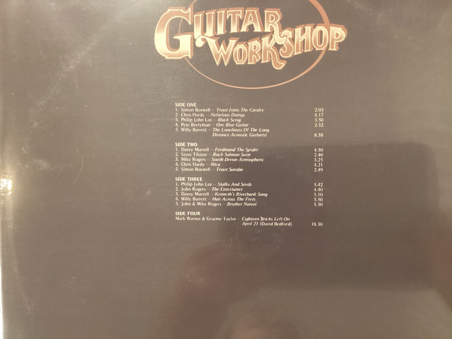 Dischi in vinile: Various Artists Doppel-LP - Guitar Work Shop – Usato da Gutenswil venduto da Hamzian 1