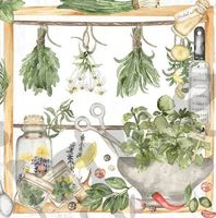 Serviette herbs & spices (1586) 2Stk.