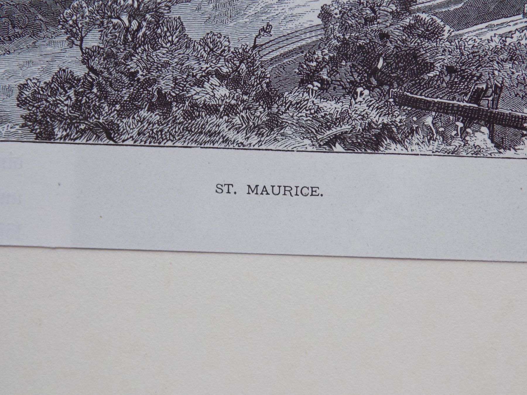 Gravures: St. Maurice Valais – D'occasion à Risch par Rischli15 2