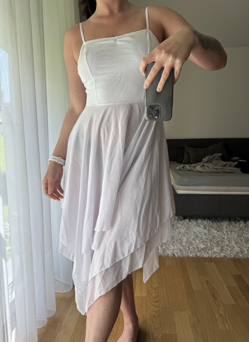 Vestiti: Sommerliches, weisses Kleid – Nuovo (secondo la descrizione) da Luzern venduto da file_maker