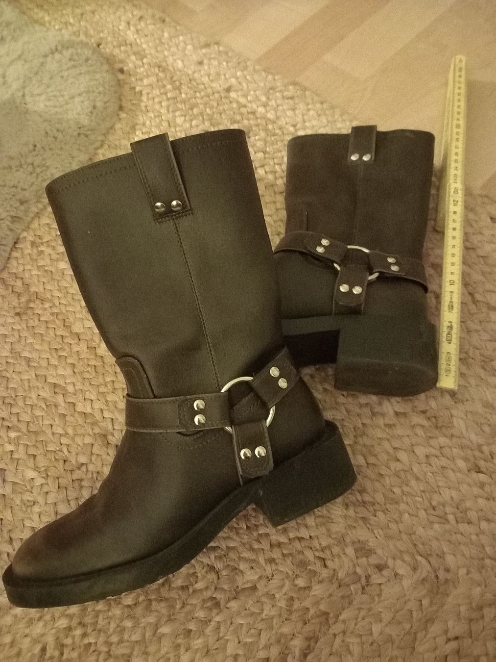 Zara Chaussures hommes: Bikerstiefel, braun, ZARA, 37 – D'occasion à Wanzwil par lonelybeachhouse