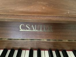 Klavier C. Sauter Nussbaum 