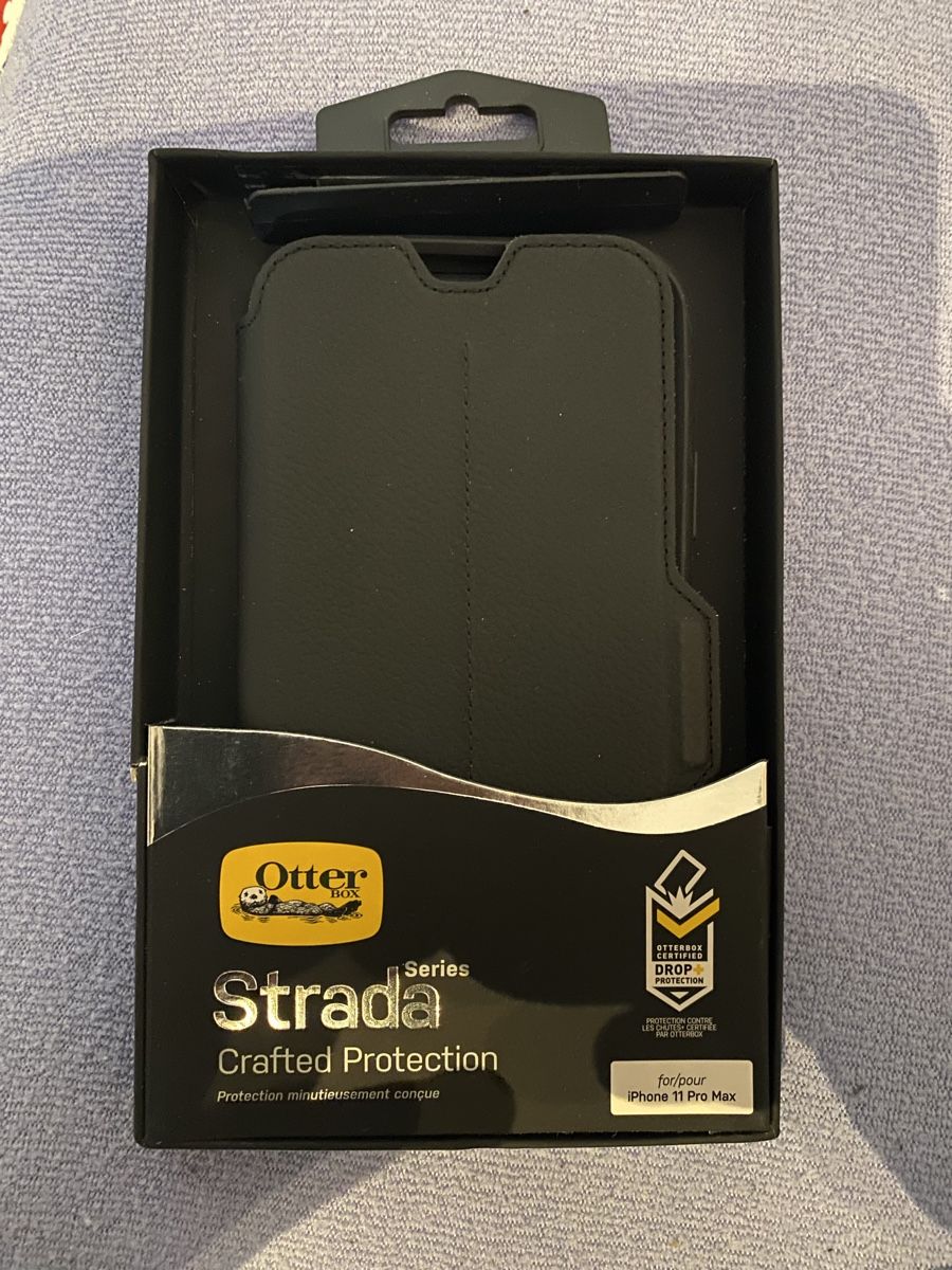 Apple Telefoni cellulari / Smartphones: Otterbox Strada iPhone 11 Pro Max Hülle Leder Schwarz – Nuovo (secondo la descrizione) da Basel venduto da spider-loc