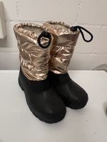 Winterschuhe Gr. 34/35 in Gold - Warm gefüttert!