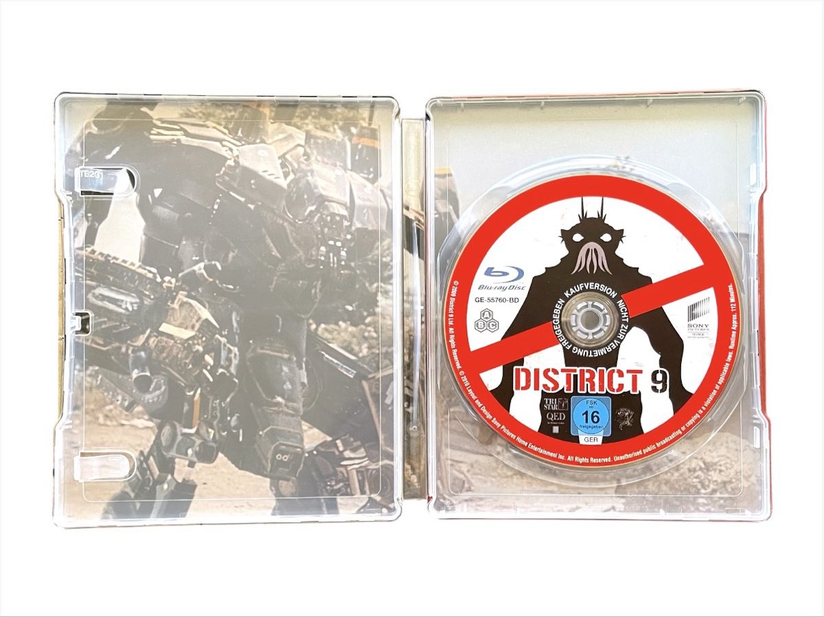 Tutti i DVDs: District 9 - Limited Steelbook Edition - BluRay – Usato da Luzern venduto da woti-shop 2