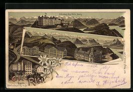 Litho Rigi, Schreiber's Rigi-Kulm Hotels