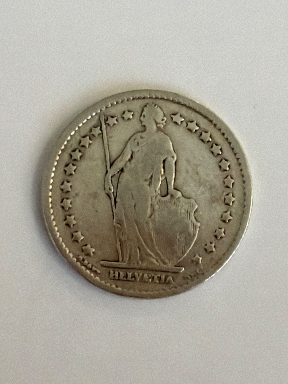 Alle Münzen: 1.- silber 1901 (60) – Gebraucht aus Bonstetten von juliestore 1