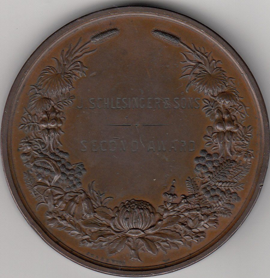 Medaillen: International Exhibition Sidney N.S.W. 1879 – Gebraucht aus Gossau SG von Gallus00 1