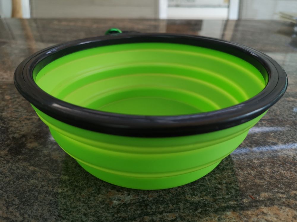 Faltbarer Hundenapf Mit Karabiner - Wasserdichter Reisenapf Für Hundefutter & Wasser