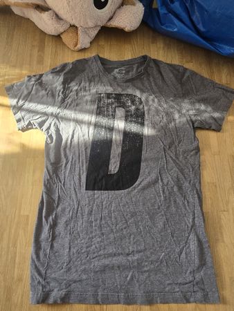 T-shirt manches courtes gris Doodah taille L 100% coton