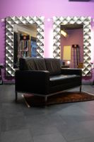 Schwarzes 2er-Ledersofa (Abholort: 8052 Zürich!)